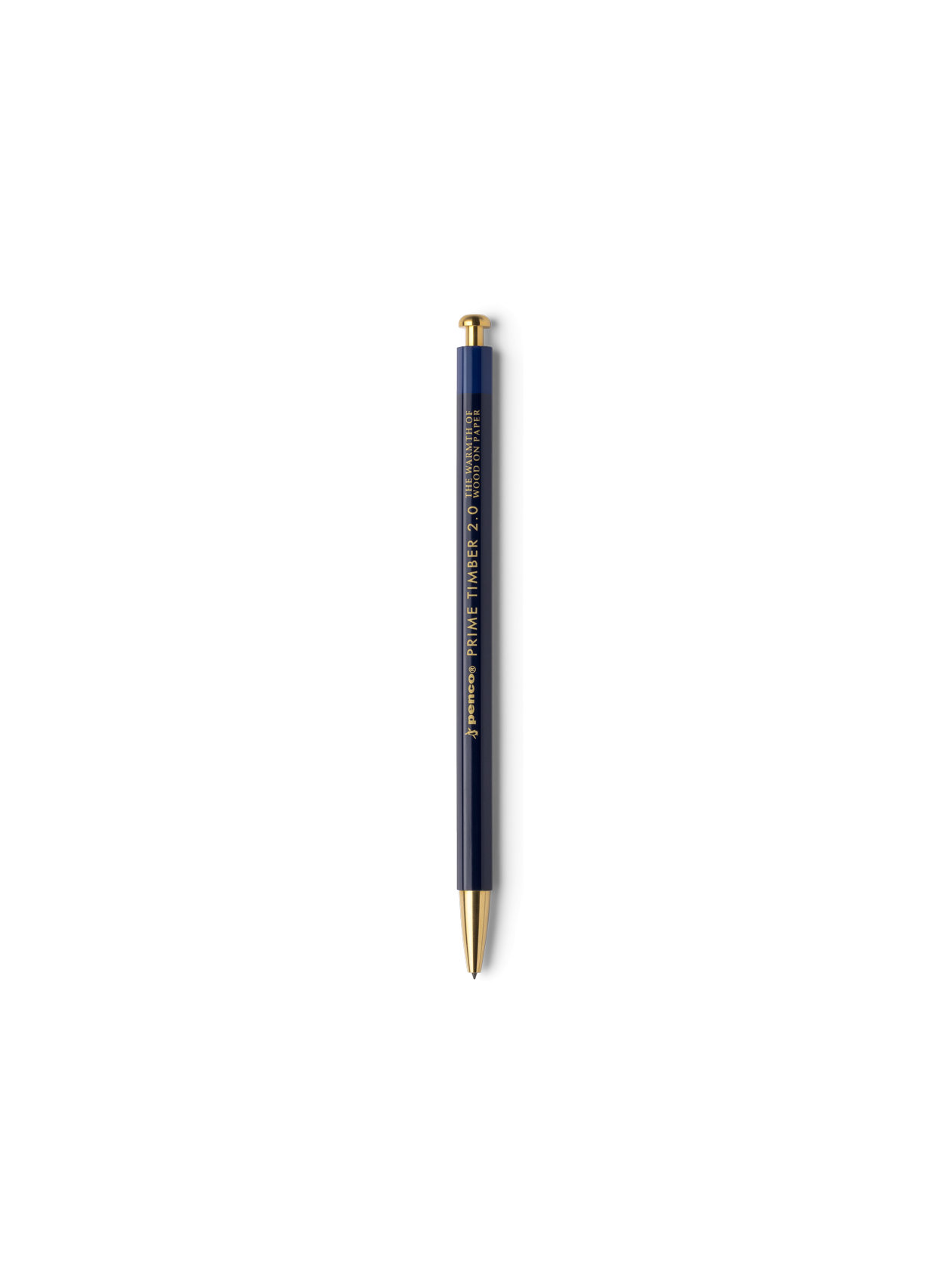 Prime Timber Brass Mechanical Pencil in Navy || Navy