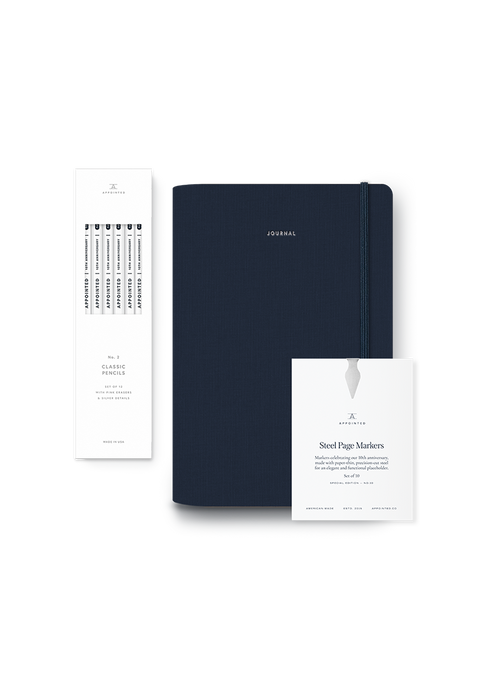 10 Year Set including The Journal, Steel Page Markers and Classic No. 2 Pencils 