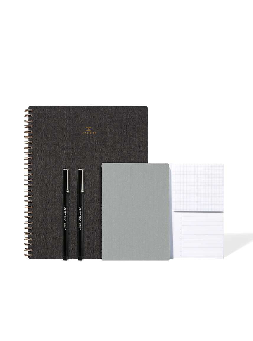 Appointed Starter Set || Charcoal