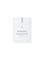 Steel Page Markers in packaging