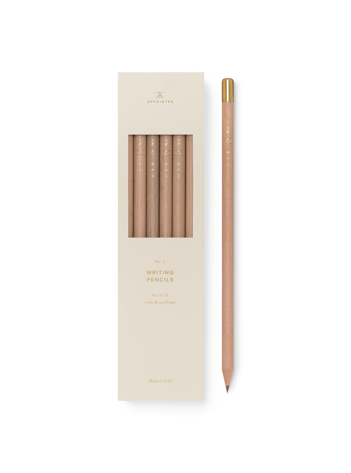 Classic No. 2 Pencil Set in Natural