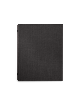 Compact Binder Planner in Charcoal Gray cover view || Charcoal Gray