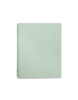 Compact Binder Planner in Mineral Green cover view || Mineral Green