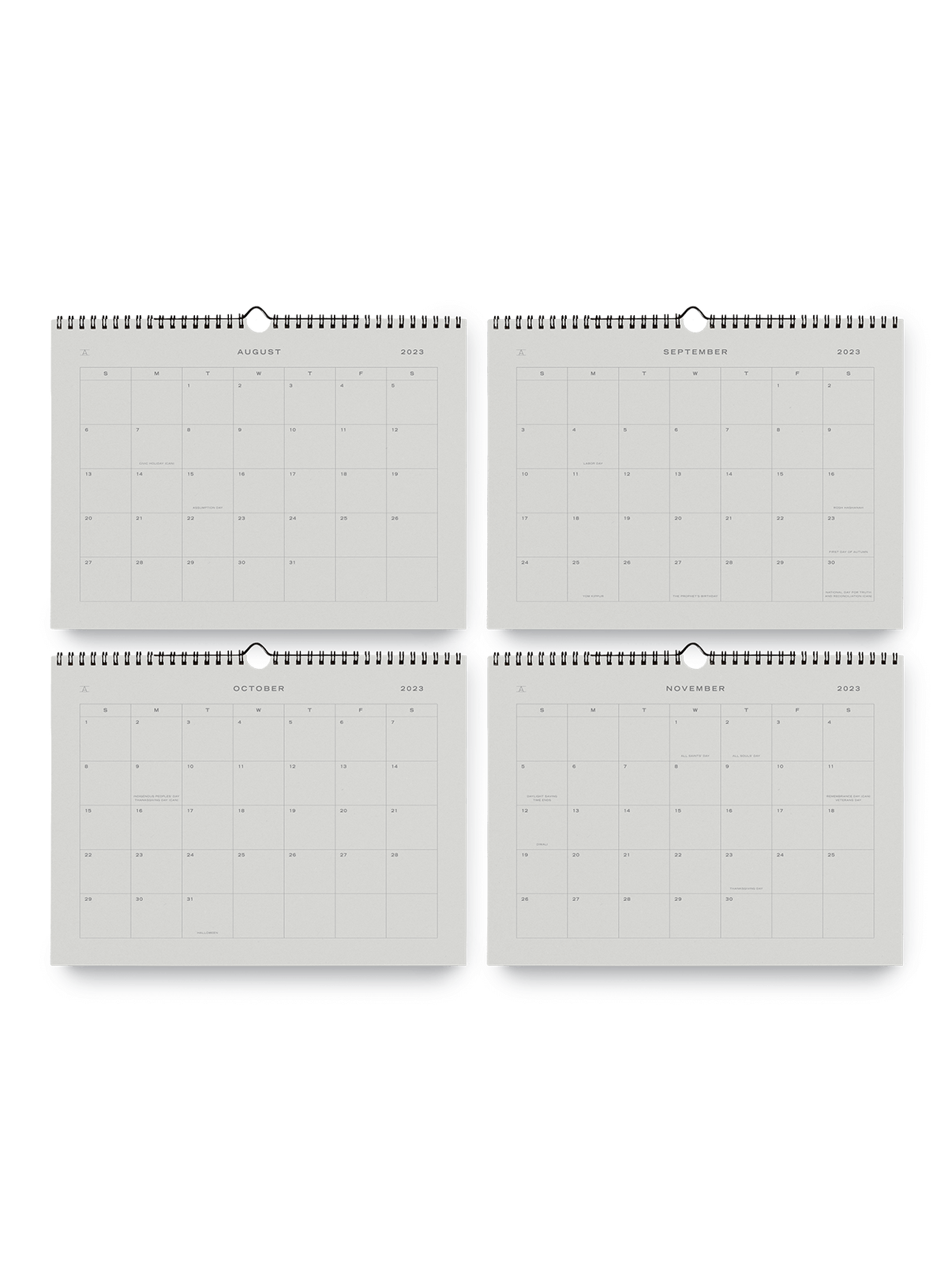 23-24 Studio Wall Calendar Multi-month view
