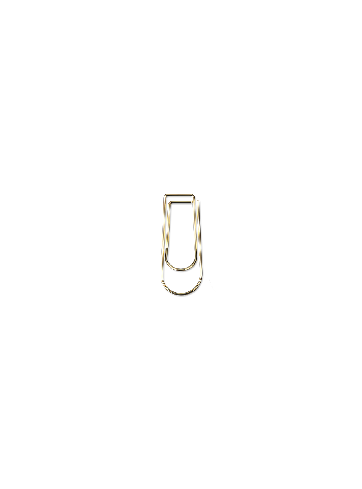 Pen Hook Clip in gold wire-o binding || Gold