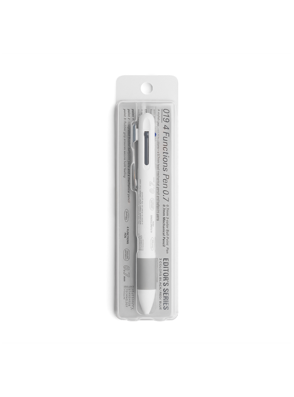 Editor's Four-Function Pen inside packaging