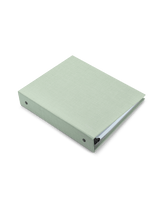 Compact Binder side angle view flat || Mineral Green