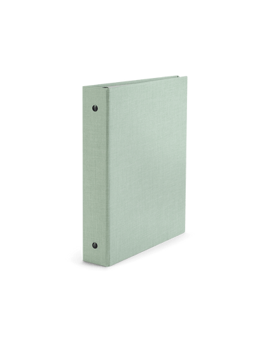 Compact Binder side angle view || Mineral Green