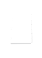 The Appointed Compact Binder Tabs, front view.