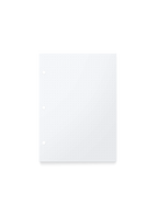 The Appointed Compact Binder Dot Grid Inserts, front view. || Dot Grid