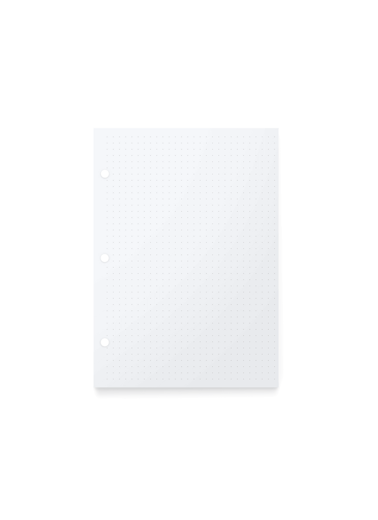 Compact Binder Inserts 50 Sheets Dot Grid & Lined Appointed