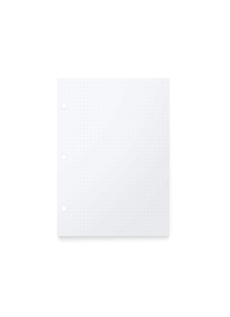 Compact Binder Inserts - 50 Sheets - Dot Grid & Lined - Appointed