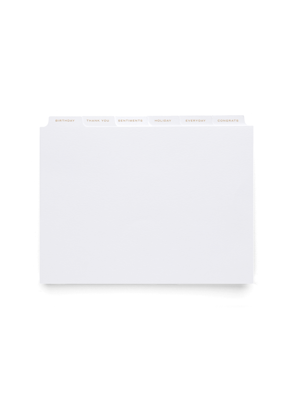 Front view of dividers