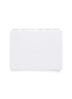 Front view of dividers