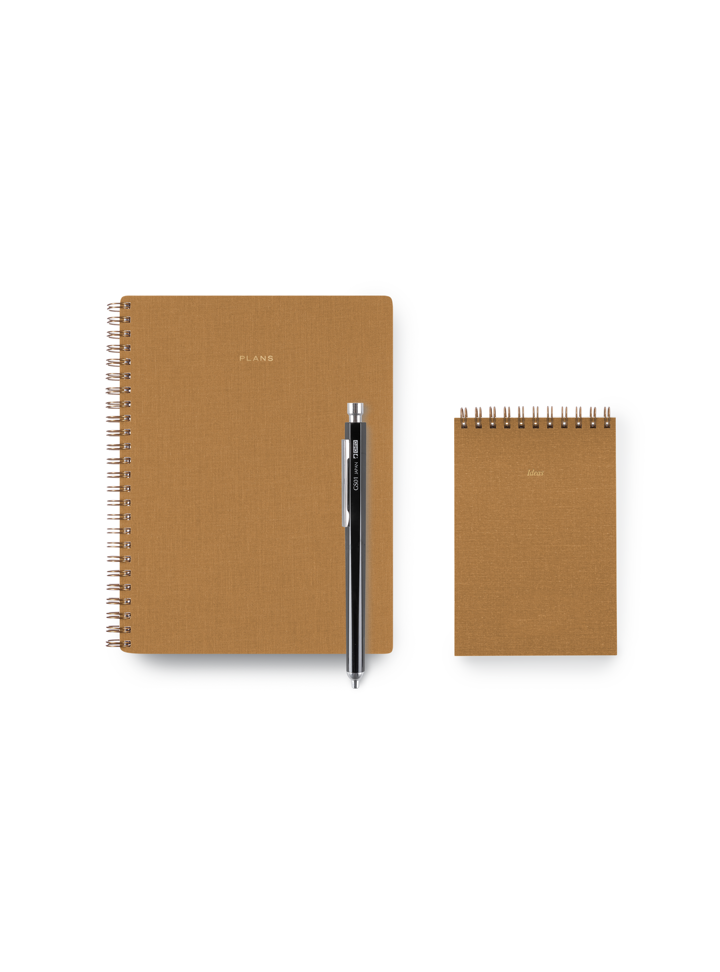 Entrepreneur set containing Plans Journal, Ideas Notepad, and Horizon Ballpoint Pen