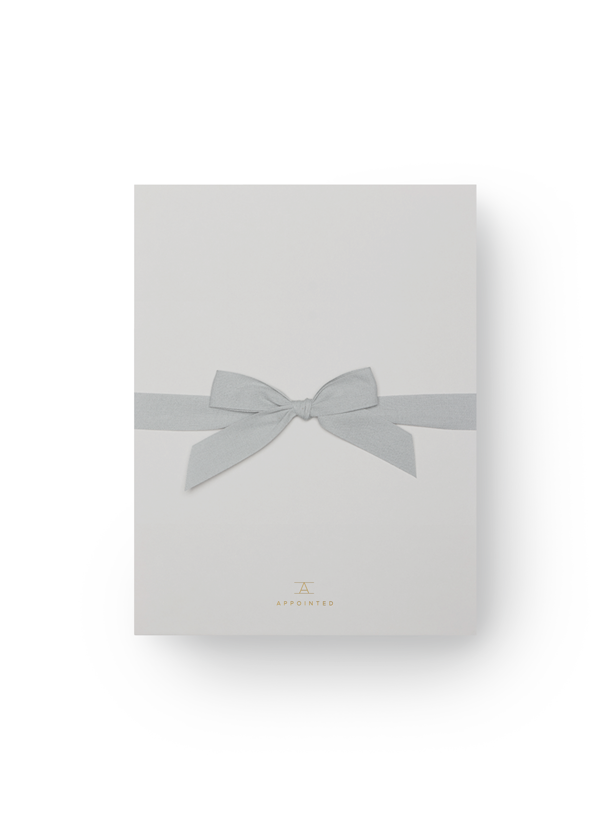 Appointed standard gift box with gray ribbon || Cool Gray