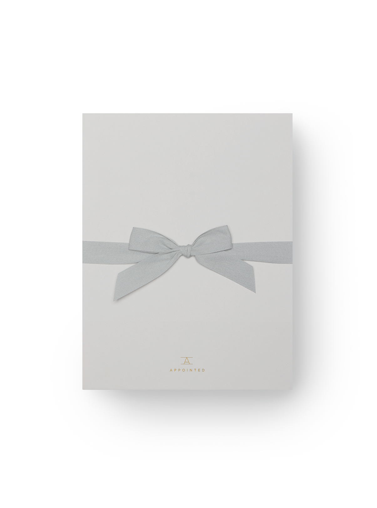 Appointed standard gift box with gray ribbon || Cool Gray