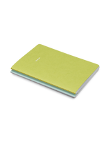 Appointed Kid's Notebook Set in Clover and Mist Side Angle