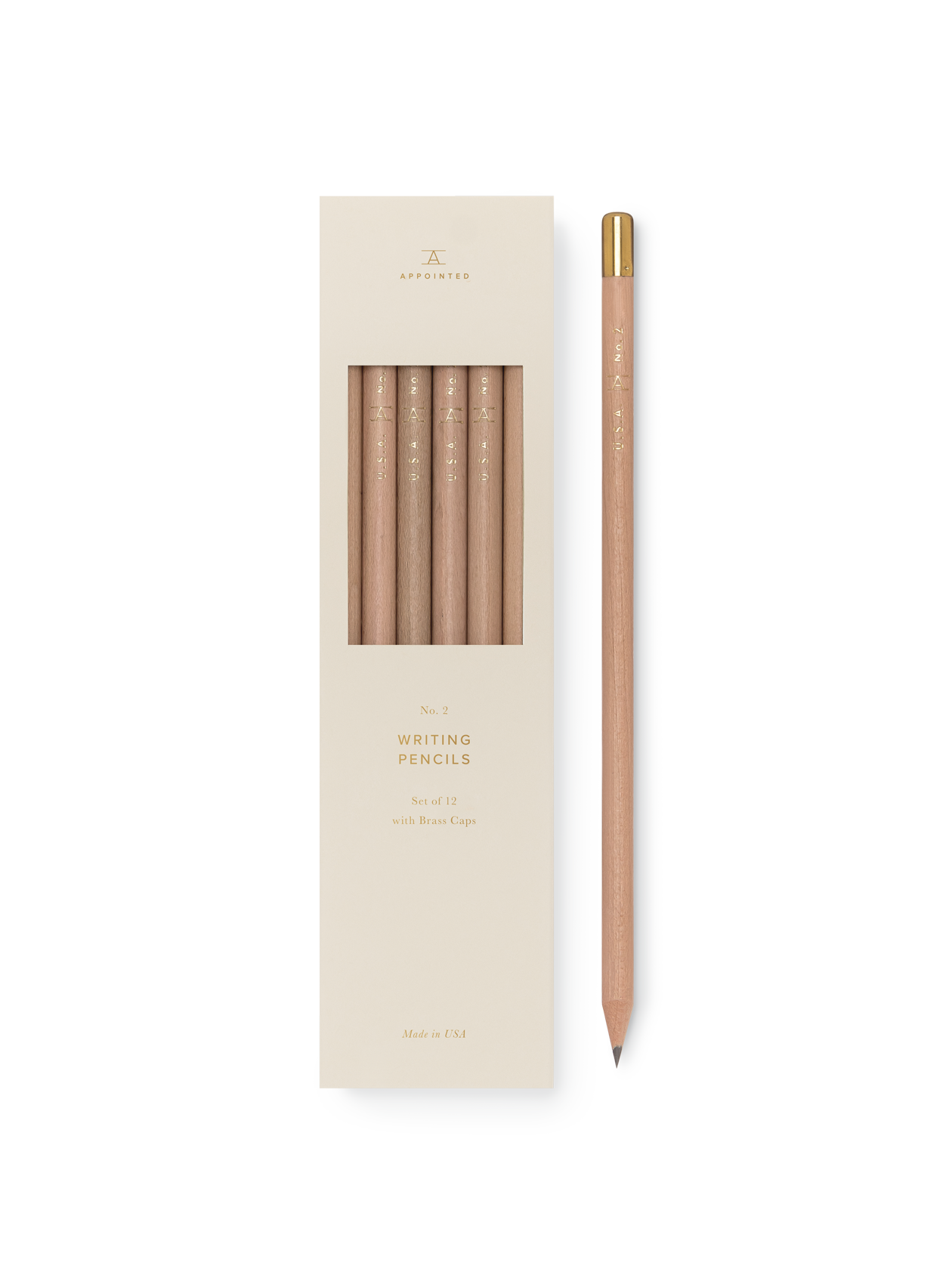 Appointed Classic No. 2 Pencil Set of 12 || Natural
