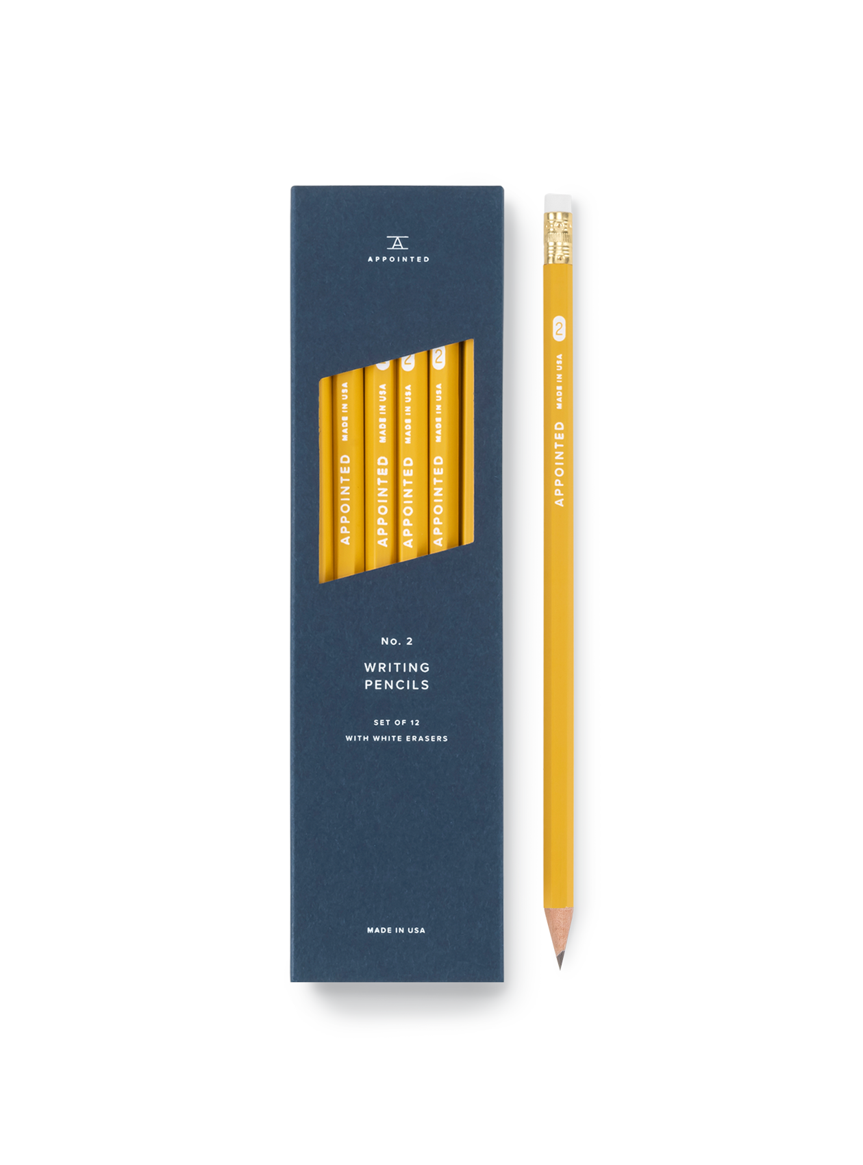Appointed No. 2 Pencil Set || Schoolhouse Yellow