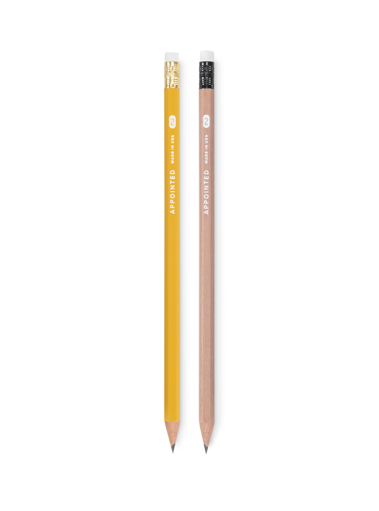 Appointed No. 2 Pencils with Erasers